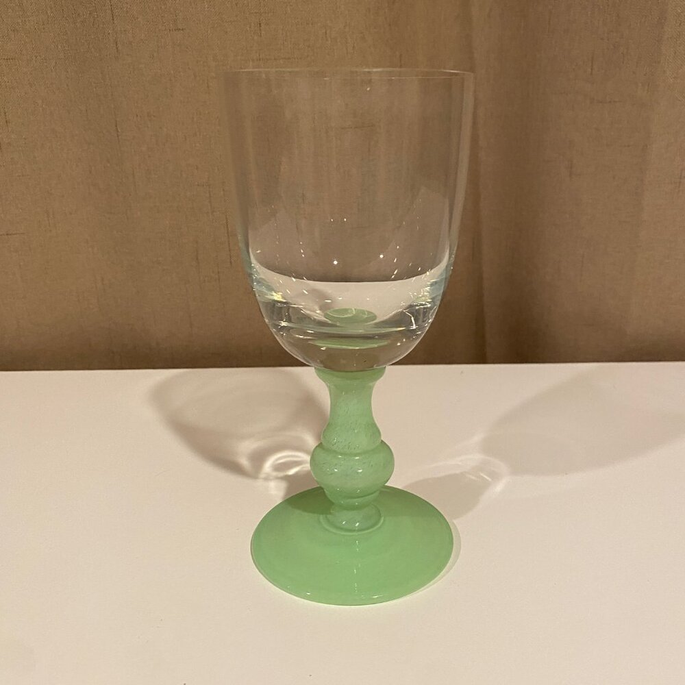 Villeroy & Boch Isabelle Jade‎ Green Water Goblet 6 78” Elegant Glass